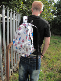 "sticker" backpack